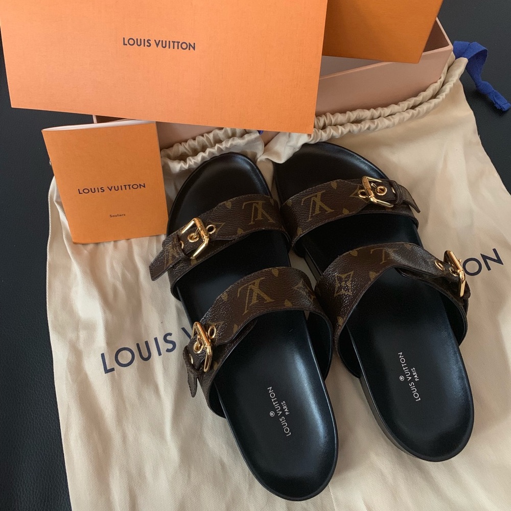 BNIB Louis Vuitton Bom Dia Mule Sandal